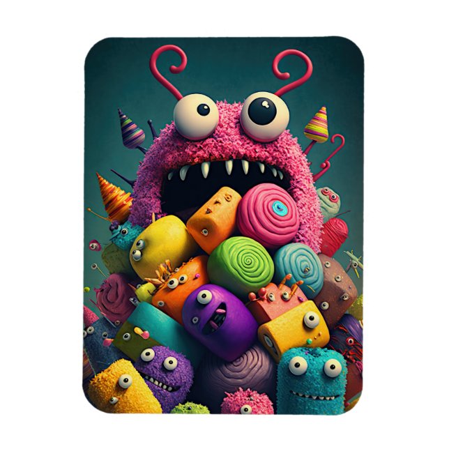 Candy Monsters Magnet (Vertikal)