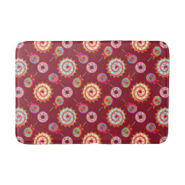 Candy och Cakes Red Badrumsmatta