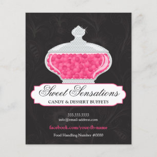 Candy och Dessert Buffet Business Flygblad