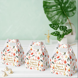 Candy & Ornaments Bright Christmas Pattern Presentaskar