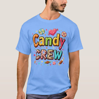 Candy Party Crew Älskare Cute Halloween Trick elle T Shirt