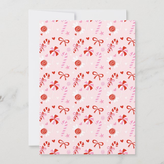 Candy Party Invitation Inbjudningar (Framsida)