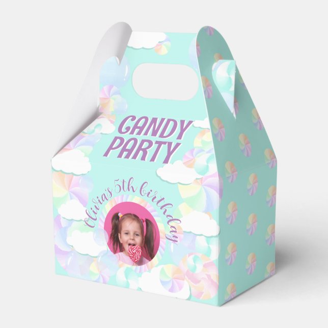 Candy party presentaskar (Framsidan Sidan)