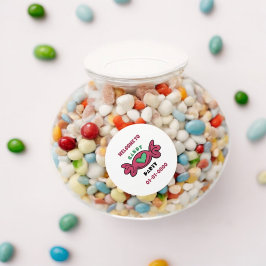 Candy Party Runt Klistermärke