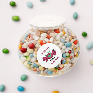 Candy Party Runt Klistermärke