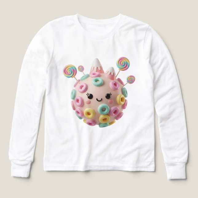 Candy Planet Värld T Shirt (Design framsida)