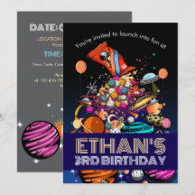 Candy Planets in Space Födelsedagsfest