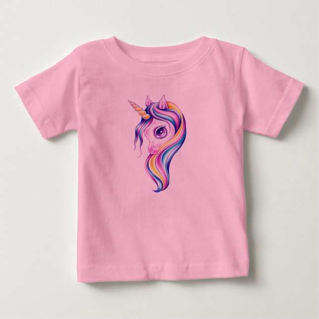Candy Pop Enhörning T-shirt (Framsida)