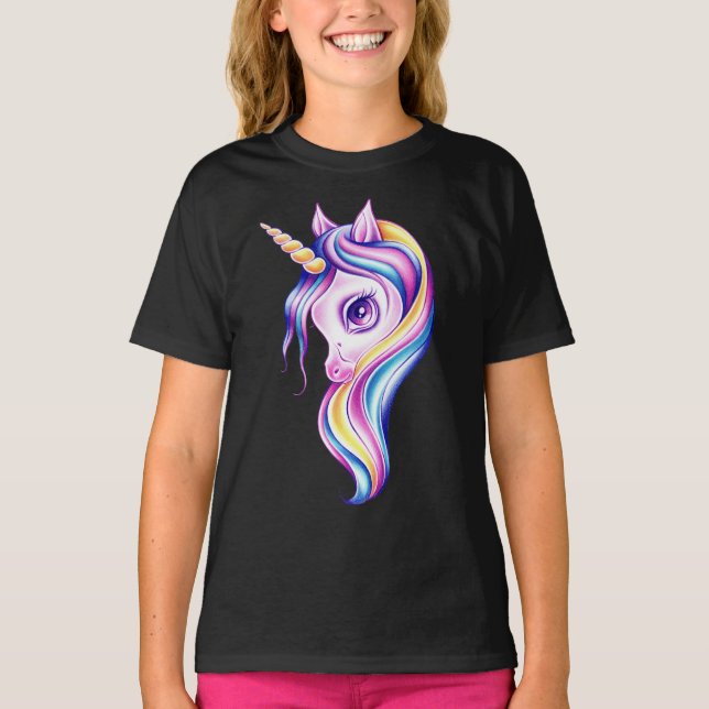 Candy Pop Enhörning Tee (Framsida)