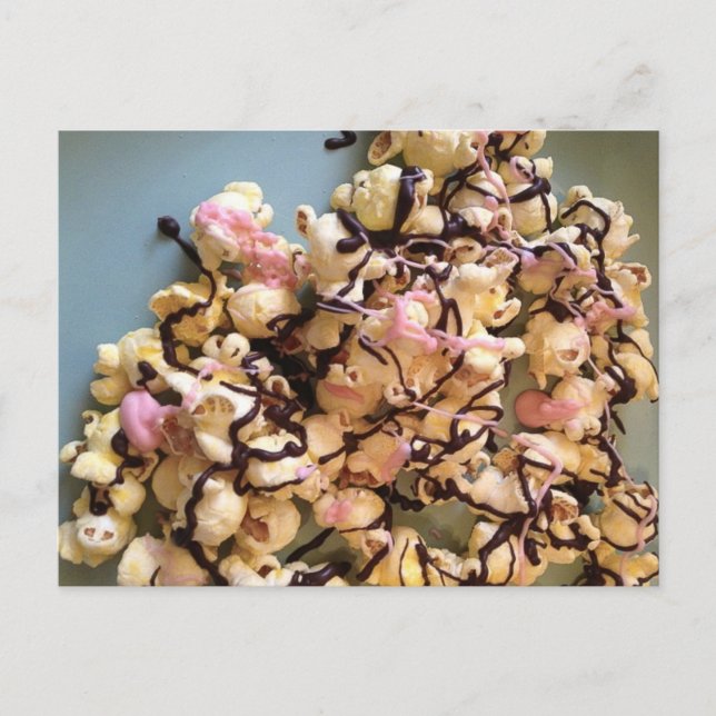 Candy Popcorn Vykort (Framsida)
