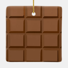 Candy Pub Ceramic JulSquare Ornament