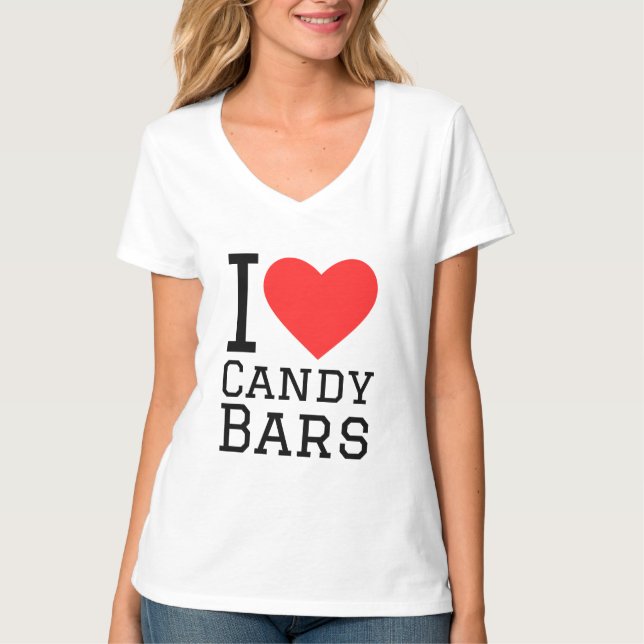 Candy pub mönster t shirt (Framsida)