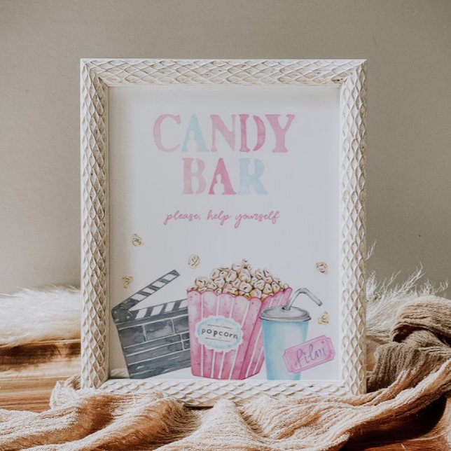 Candy Pub Movie Party Sign | Digital eller tryckt Poster (Skapare uppladdad)