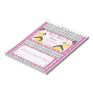 Candy Pub Wrapper Birthday Dance Party favors Anteckningsblock