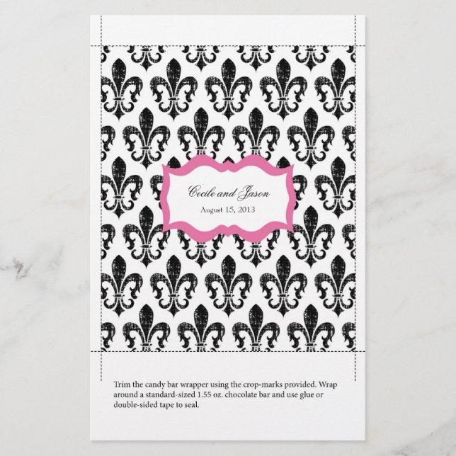 Candy Pub Wrapper | New Orleans Rosa (Framsida)