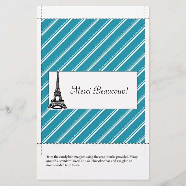 Candy Pub Wrapper | TACK Flygblad (Framsidan)