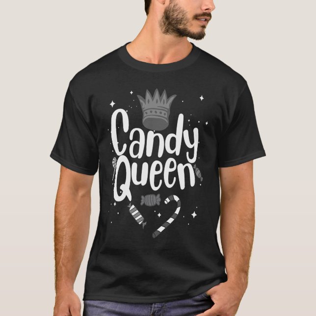 Candy Queen for Lollipop Sweet Tooth Women T Shirt (Framsida)