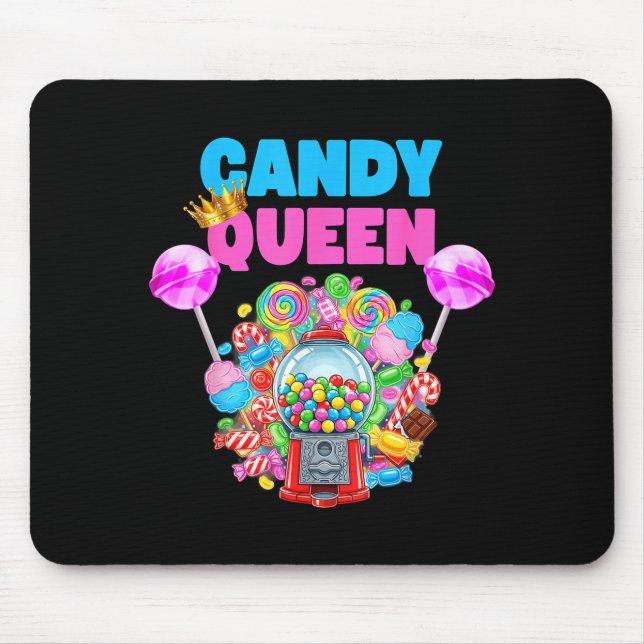 Candy Queen Shirt Funny Lollip Candy Lover Humor  Musmatta (Framsidan)