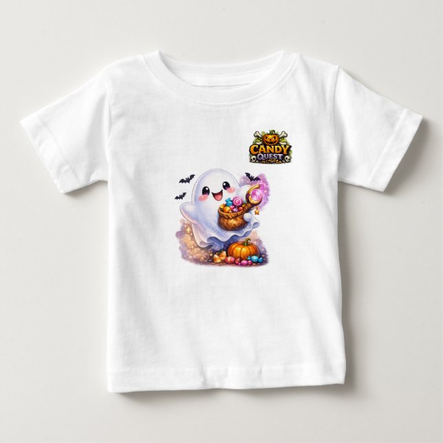 Candy Quest App 'Boo' för småbarn T Shirt (Framsida)