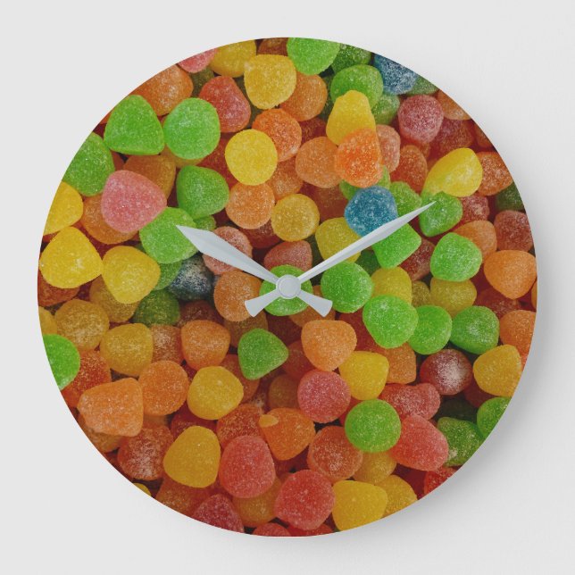 Candy Quirky-godis Stor Klocka (Framsida)