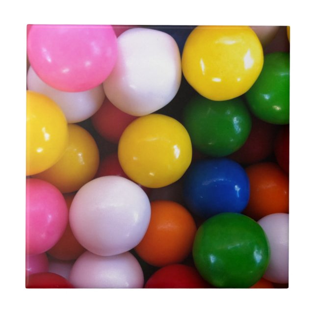 Candy rainbow gum bollar kakelplatta (Framsidan)