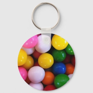 Candy rainbow gum bollar nyckelring