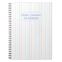 Candy Rand Baby Shower Planner Spiral