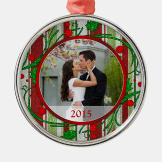 Candy Rand First jul Together Photo Julgransprydnad Metall