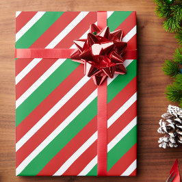Candy Rand jul Red Grönt White Presentpapper