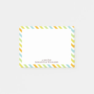 Candy Rand Mönster Post-it Block