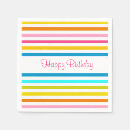 Candy rand sommar vår stil chic pappersservett