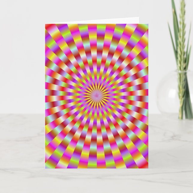 Candy Ringar Greeting Card Kort (Framsida)