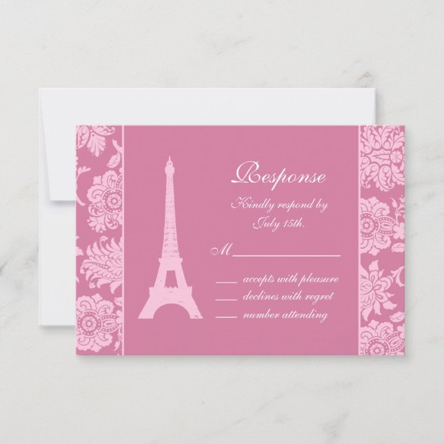 Candy Rosa i Paris OSA Kort (Framsida)