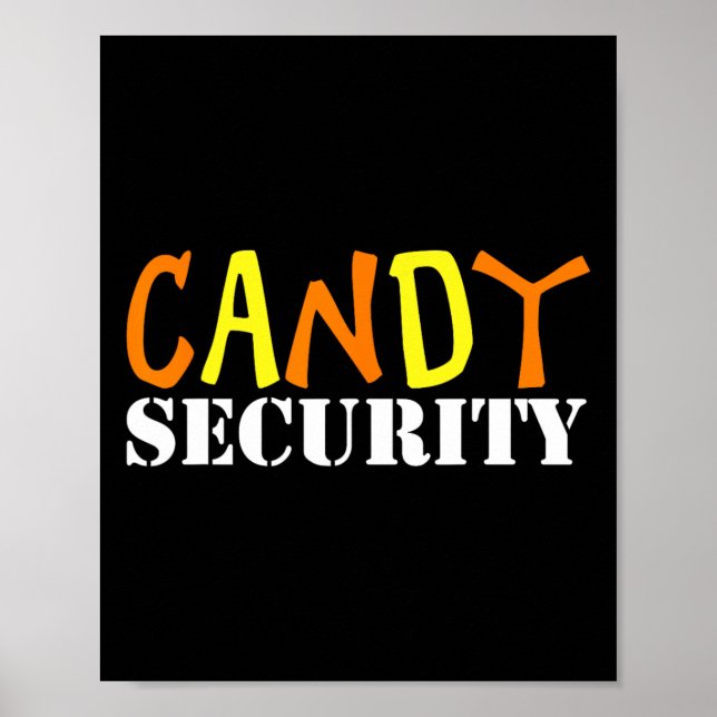 Candy Security Easy Halloween Costume for Lazy Adu Poster (Framsidan)