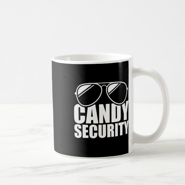 Candy Security Funny Easy Halloween Costume Vuxen Kaffemugg (Höger)