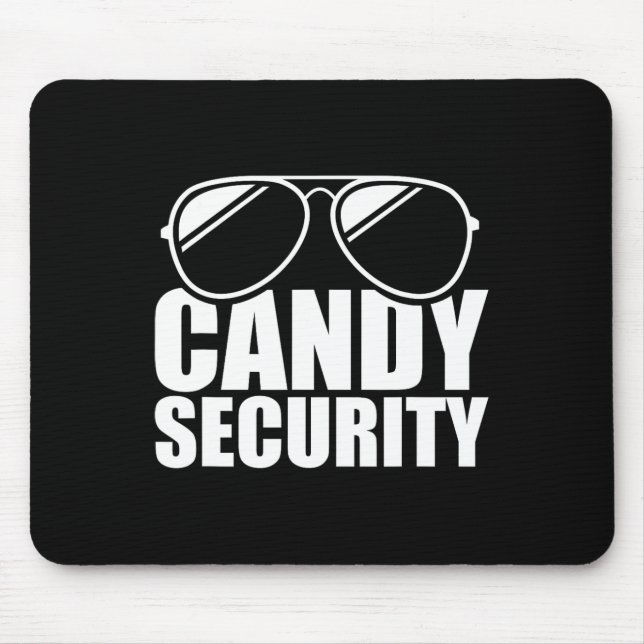 Candy Security Funny Easy Halloween Costume Vuxen Musmatta (Framsidan)