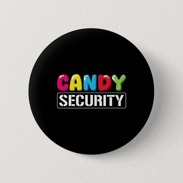 Candy Security Funny Halloween Costume Kids Boys G Knapp (Framsida)