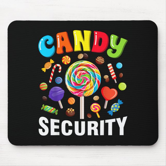 Candy Security Funny Halloween Costume  Musmatta (Framsidan)