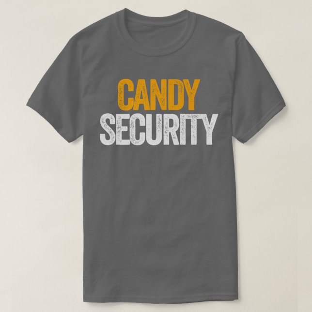 Candy Security Funny Halloween Parents Costume80 T Shirt (Design framsida)