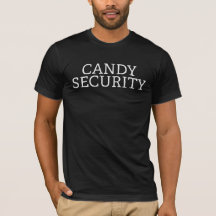 Candy Security Funny Halloween Shirt för Pappa