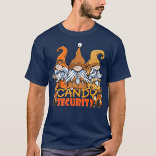 Candy Security Pumpkin Cat Helloween 83 T Shirt