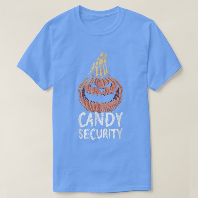 Candy SecurityHalloween Apparel Funny Halloween 32 T Shirt (Design framsida)