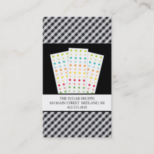 Candy Shop Affärskorts Visitkort