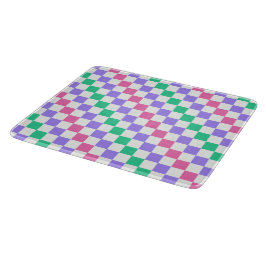 Candy shop diagonal checkerboard pattern