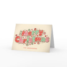Candy Shop Retro Script God Jul
