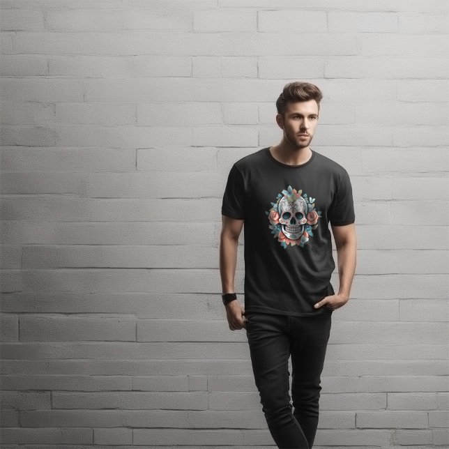 Candy Skull pastel #1 T-Shirt (Skapare uppladdad)