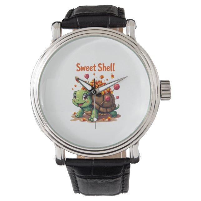 Candy Snäcka Turtle Armbandsur (Framsida)