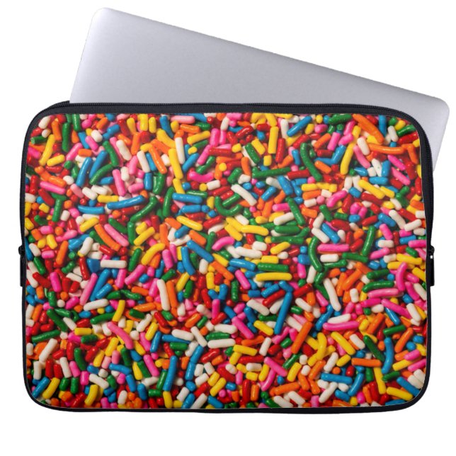 Candy Sprinkles Laptop Fodral (Framsidan)