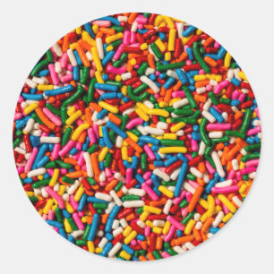 Candy Sprinkles Runt Klistermärke