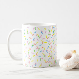 Candy sprinkles söta färgade vattenfärgen mugg